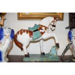 REPRODUCTION CHINESE POTTERY HORSE