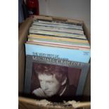 ONE BOX OF MIXED RECORDS