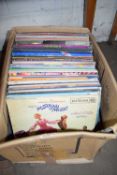 ONE BOX OF MIXED RECORDS