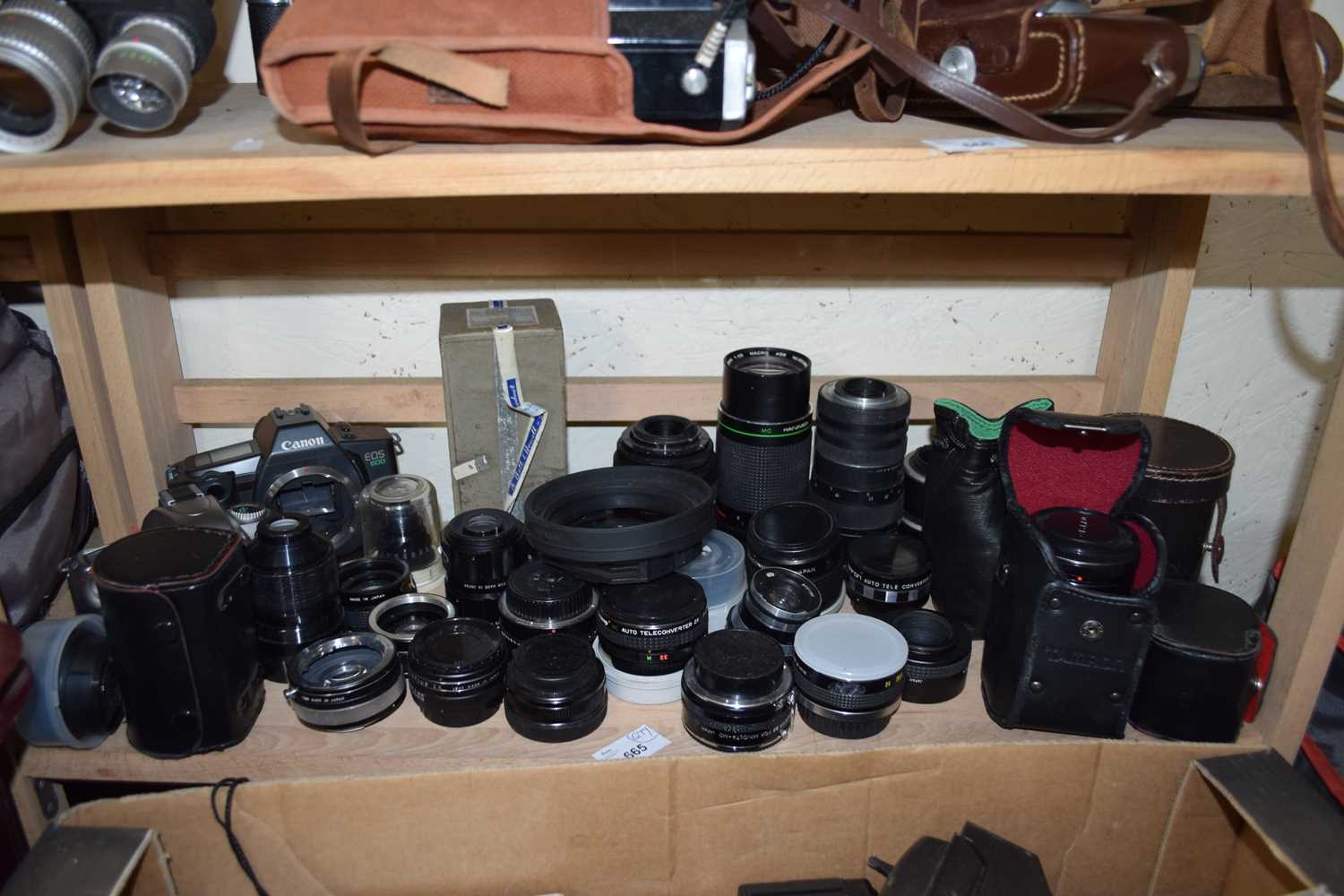 LARGE MIXED LOT VARIOUS CAMERA LENSES