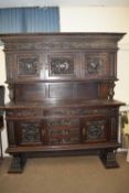 LARGE ITALIAN CARVED SIDEBOARD