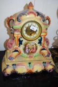 LARGE CERAMIC CASED MANTLE CLOCK