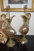 PAIR OF EWER TABLE LAMPS