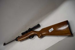 UNBRANDED AIR RIFLE WITH OPTIK SCOPE