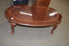 MODERN OVAL COFFEE TABLE