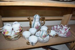 MIXED LOT VARIOUS TEA WARES TO INCLUDE ROYAL STAFFORD AND OTHERS