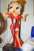 BETTY BOOP TABLE LAMP