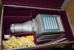 VINTAGE HI-LYTE PROJECTOR WITH ACCOMPANYING FOLDING TABLE