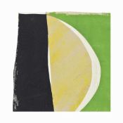 Terry Frost (British, 20th Century), Lemon Green & Black, 2002, etching and aquatint, 22/75, signed.