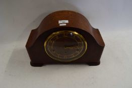 SMITHS OAK CASED MANTEL CLOCK