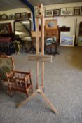 20TH CENTURY ADJUSTABLE ARTIST'S EASEL