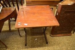 VINTAGE FLIP-TOP WOODEN SCHOOL DESK