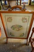 NEEDLEWORK FIRE SCREEN