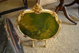 GILT WOOD FRAMED FIRE SCREEN