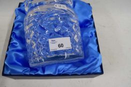 BOXED WATERFORD CRYSTAL SWEET JAR