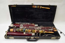 CASED BASSOON WITH CLEANING RODS