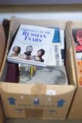 ONE BOX OF MIXED BOOKS