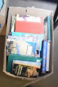 ONE BOX OF MIXED BOOKS