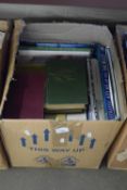 ONE BOX OF MIXED BOOKS