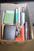 ONE BOX OF MIXED BOOKS