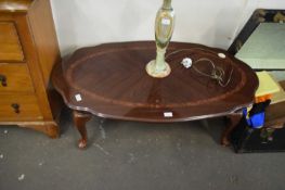 MODERN OVAL COFFEE TABLE