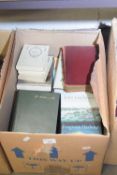 ONE BOX OF MIXED BOOKS