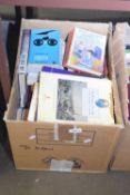 ONE BOX OF MIXED BOOKS