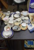 MIXED LOT OF TEA WARES TO INCLUDE SHELLEY