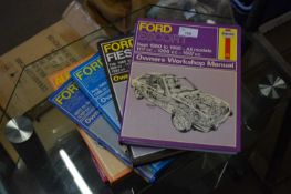 QUANTITY OF HAYNES WORKSHOP MANUALS FOR FORD AND OTHER CARS