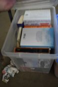 ONE BOX OF MIXED BOOKS