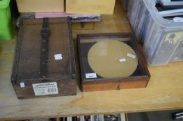 EXHIBITION CASE OF BEESWAX AND A FURTHER TRAVELLING CASE