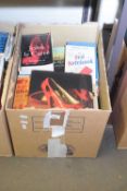 ONE BOX OF MIXED BOOKS