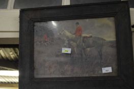 THREE FRAMED HUNTING PRINTS