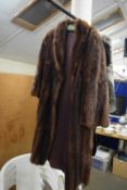 POLLARD OF BOSCOMBE MID-BROWN FUR COAT