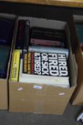 ONE BOX OF MIXED BOOKS