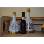 BELLS SCOTCH WHISKY DECANTERS, MARRIAGE OF PRINCE CHARLES AND LADY DIANA AND THE BIRTH OF PRINCE