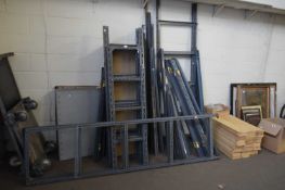 QUANTITY OF METAL RACKING