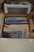 BOX OF ROYALTY RELATED BOOKS, PAPERS AND MAGAZINES