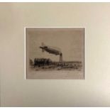 Marcel Jacque (French,19th century), R101 Airship, etching, signed and numbered (29) in pencil, 3.