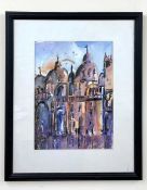 Jean May Parsons (British, 20th century), Venice architecture, watercolour and acrylic on paper,