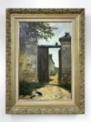 Walter Cyril Wallis (British, 20th century), oil on board, signed, framed, 21.5x14.5ins.