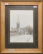 Keith Thickett (British, 20th century) limited edition print, 'Norwich Cathedral from Bishopgate',