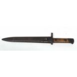 Late 19th/early 20th century WWI Austrian M95 bayonet/fighting knife/Hungarian Mannlicher bayonet