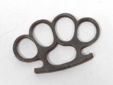 20th century antique WWI period steel knuckleduster