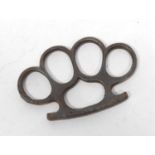 20th century antique WWI period steel knuckleduster