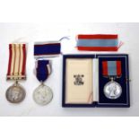 Quantity of three 20th century British Naval medals to include George VI Naval General Service medal