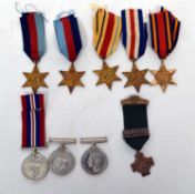 Quantity of 8 WWII British campaign medals to include two 1939-45 Stars, France & Germany Star,