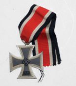 WWII 1939 Third Reich 2nd class Iron Cross, suspension ring stamped 'For Steinhauer und Luck,