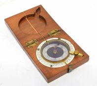 British Military 1918 dated wooden cased marching compass made by J Wardale & Co, London