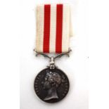 Victorian Indian Mutiny medal, 1857-1859, with no clasps, impressed to Cpl James Hart of 43rd